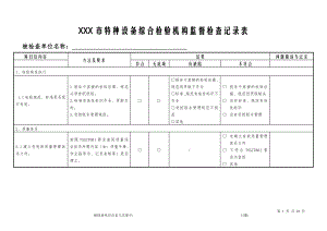 XX省（市）特种设备综合检验机构监督抽查表.doc