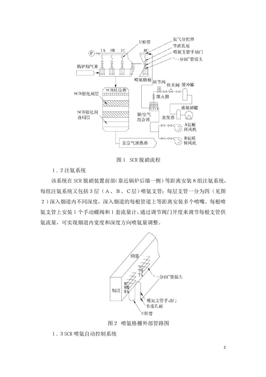 火电厂SCR脱硝系统故障分析及处理.doc_第2页