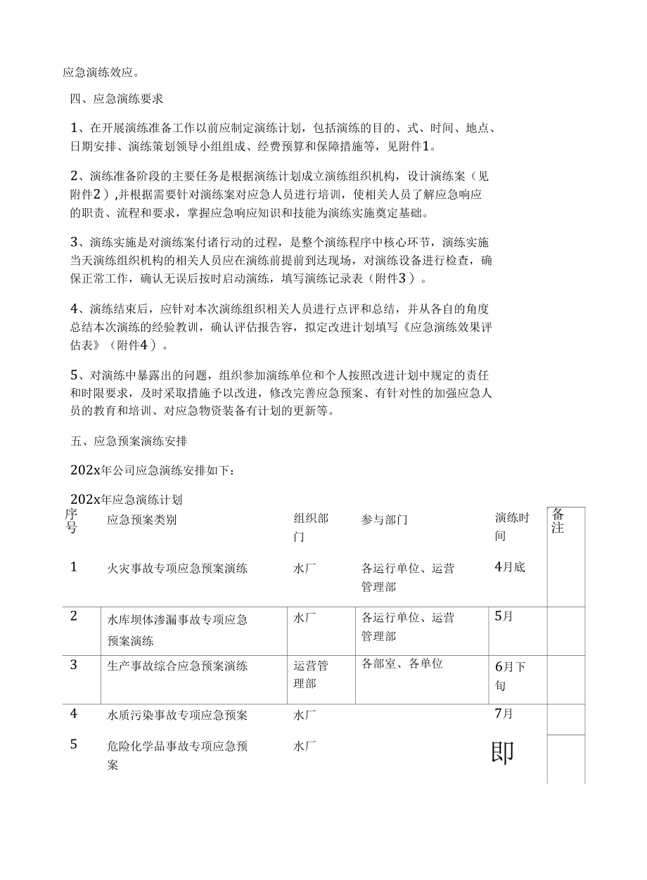 年度应急预案演练计划.docx_第2页