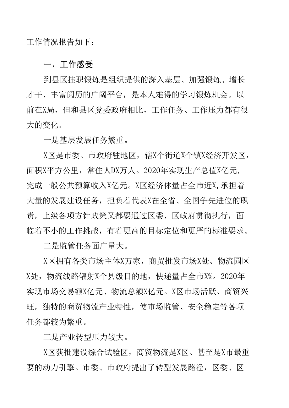 挂职干部工作总结、心得体会汇编.docx_第2页