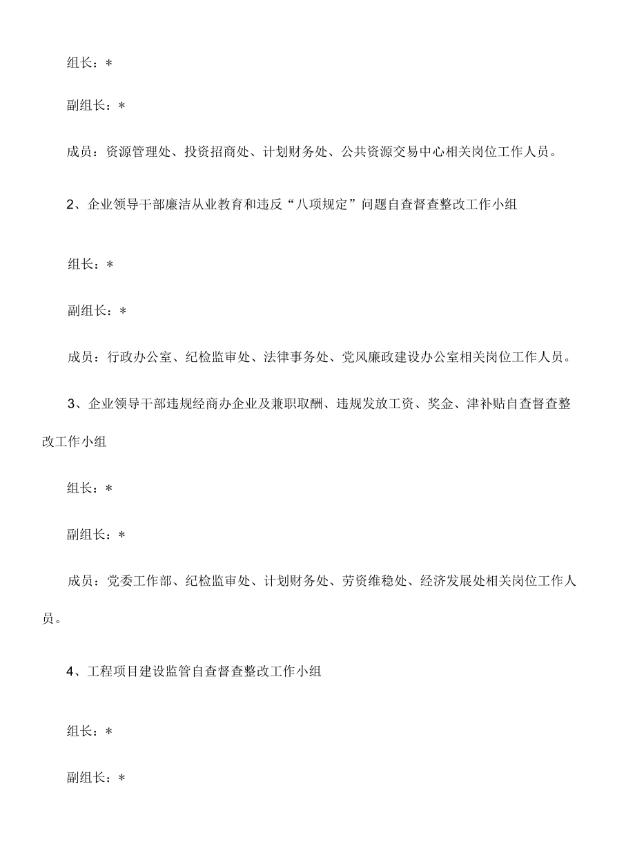 集团公司监察委监察建议书自查督查整改方案.docx_第2页