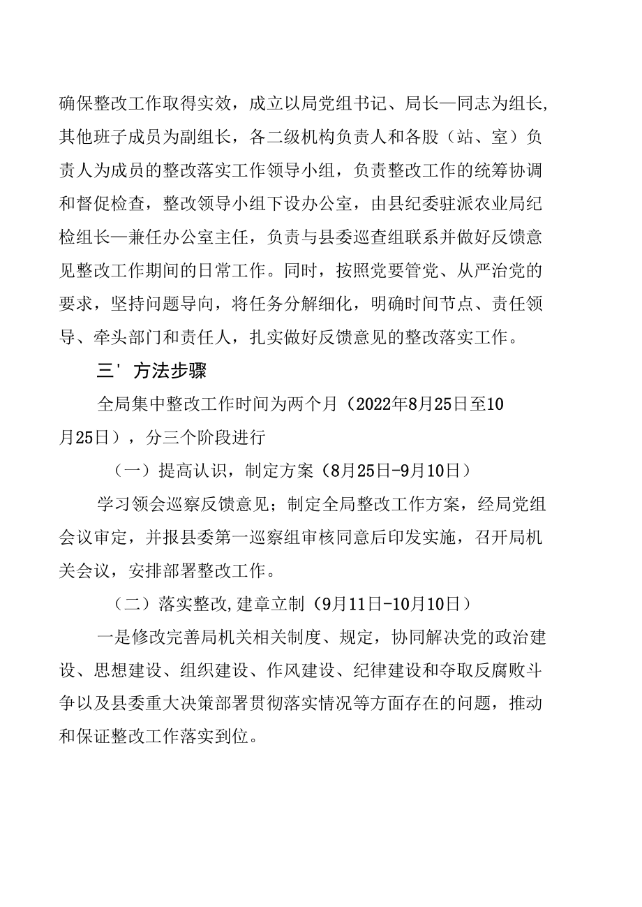 2022关于落改巡察组巡察反馈问题整改工作实施方案情况报告【四篇】.docx_第2页