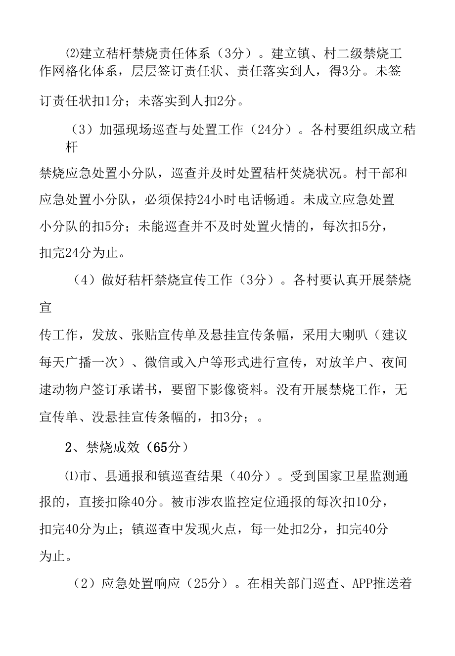 XX乡镇秸秆禁烧考核办法.docx_第2页