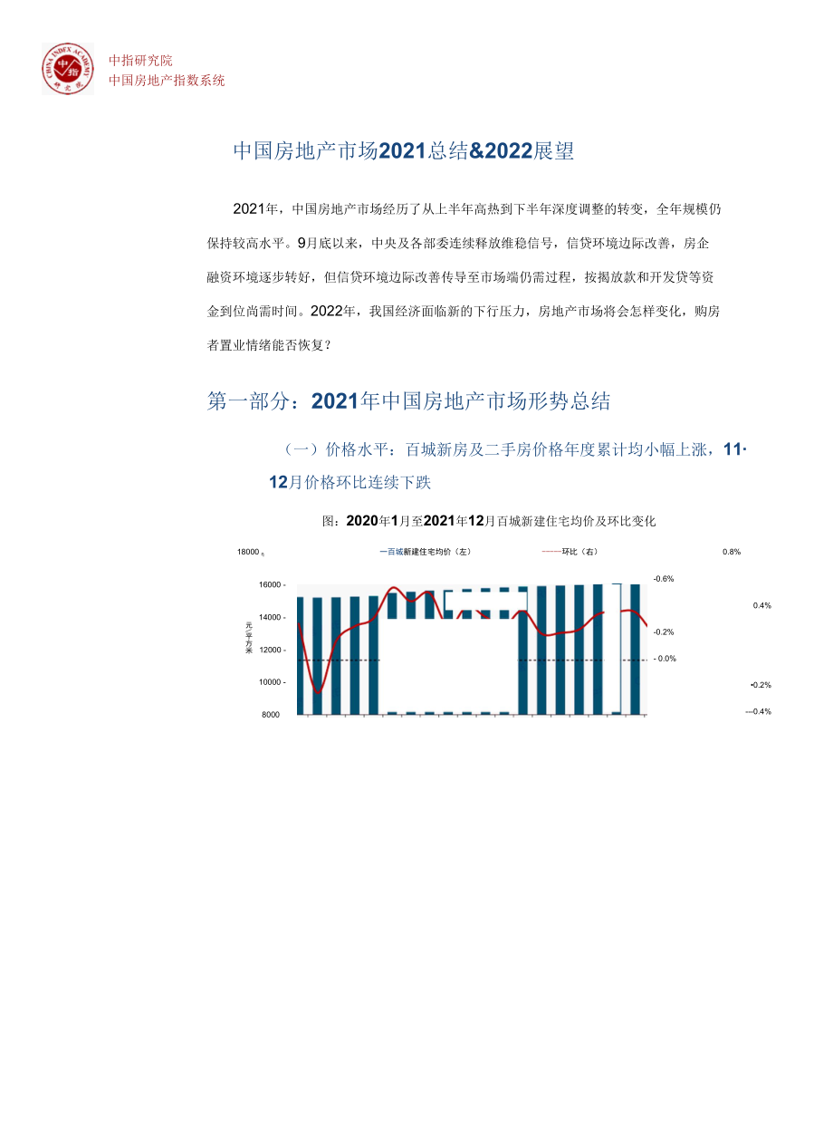 2021中国房地产市场总结&2022展望.docx_第1页