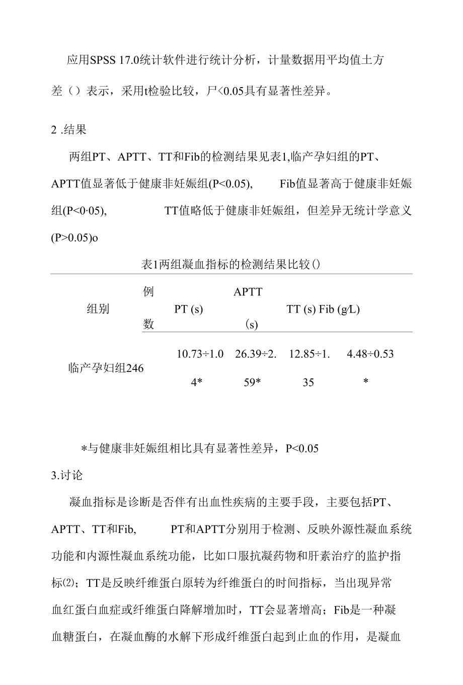 临产孕妇凝血指标检测的重要性分析 优秀专业论文.docx_第3页