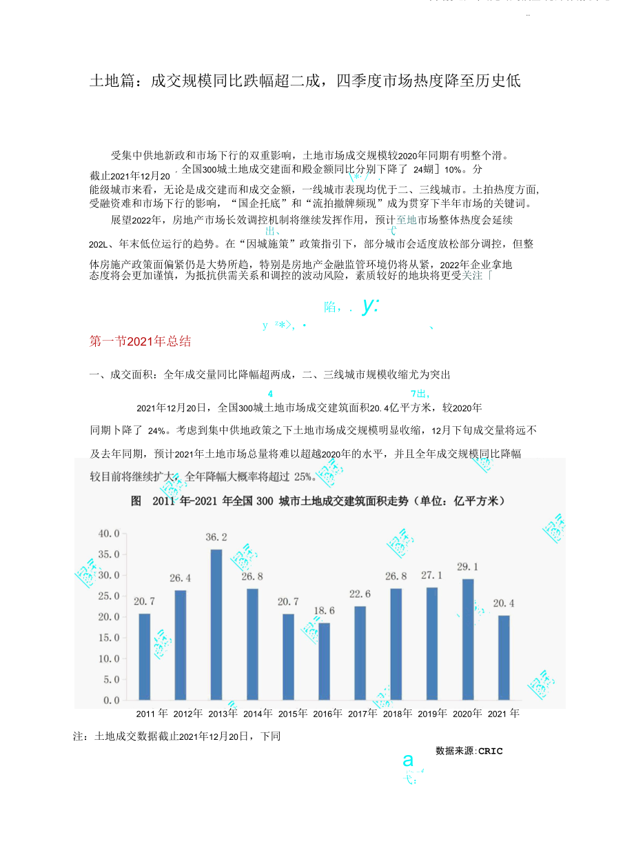 土地篇[2021年房地产市场年度总结与展望].docx_第3页