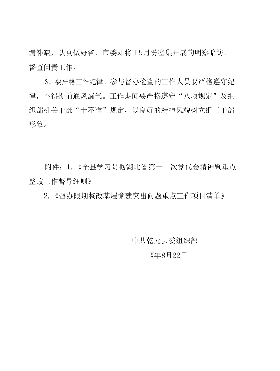 学习贯彻湖北省第十二次党代会精神暨专项整改集中督导工作安排.docx_第3页