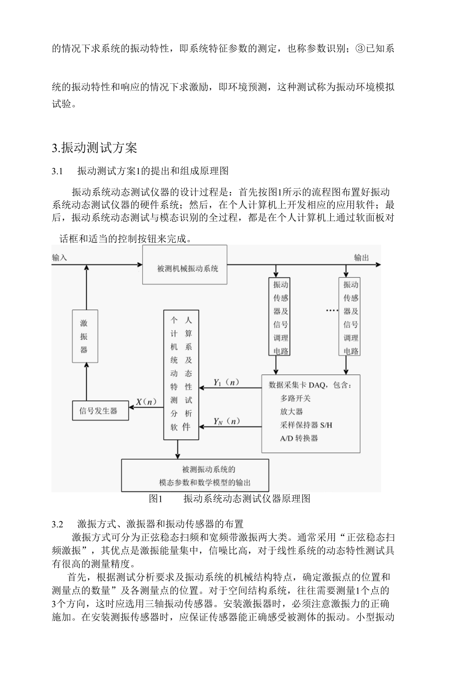 机械类毕业设计-机械振动测试系统的设计、金矿石开采及分选一体化设计.docx_第2页