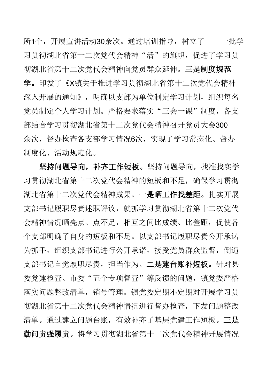 学习贯彻湖北省第十二次党代会精神典型材料：抓好学习贯彻湖北省第十二次党代会精神助力乡村振兴.docx_第2页