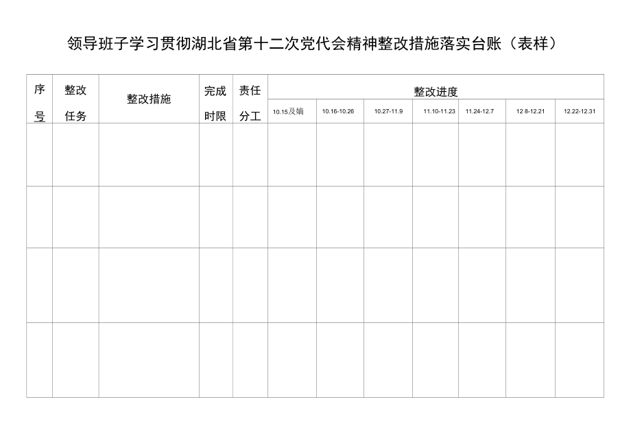 学习贯彻湖北省第十二次党代会精神整改落实台账.docx_第3页