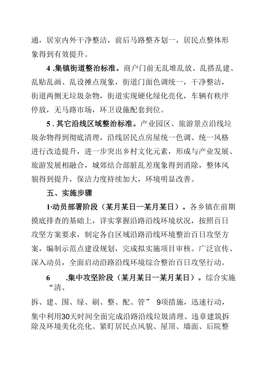 某某县农村重点区域环境综合整治百日攻坚行动方案.docx_第1页