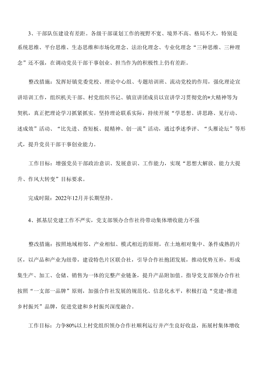 乡镇抓基层党建工作整改清单.docx_第2页