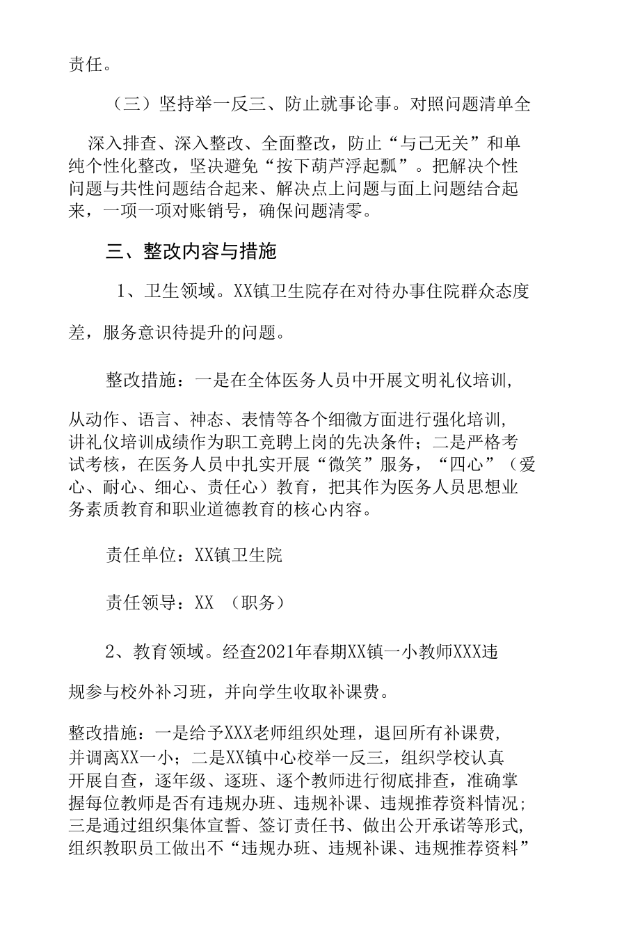 XX镇一老一少一青壮问题整改方案.docx_第2页