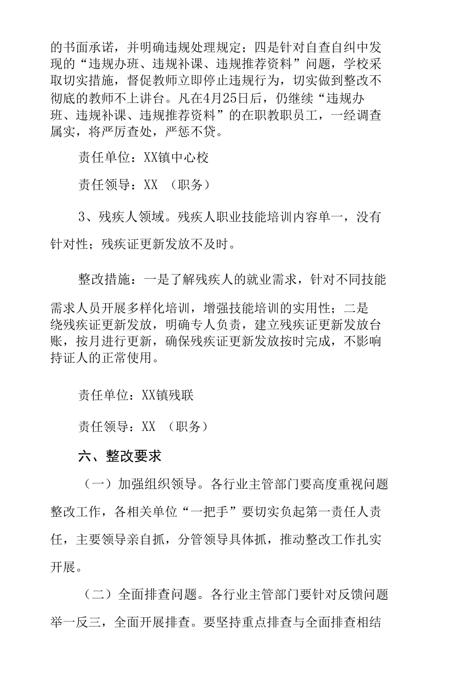 XX镇一老一少一青壮问题整改方案.docx_第3页