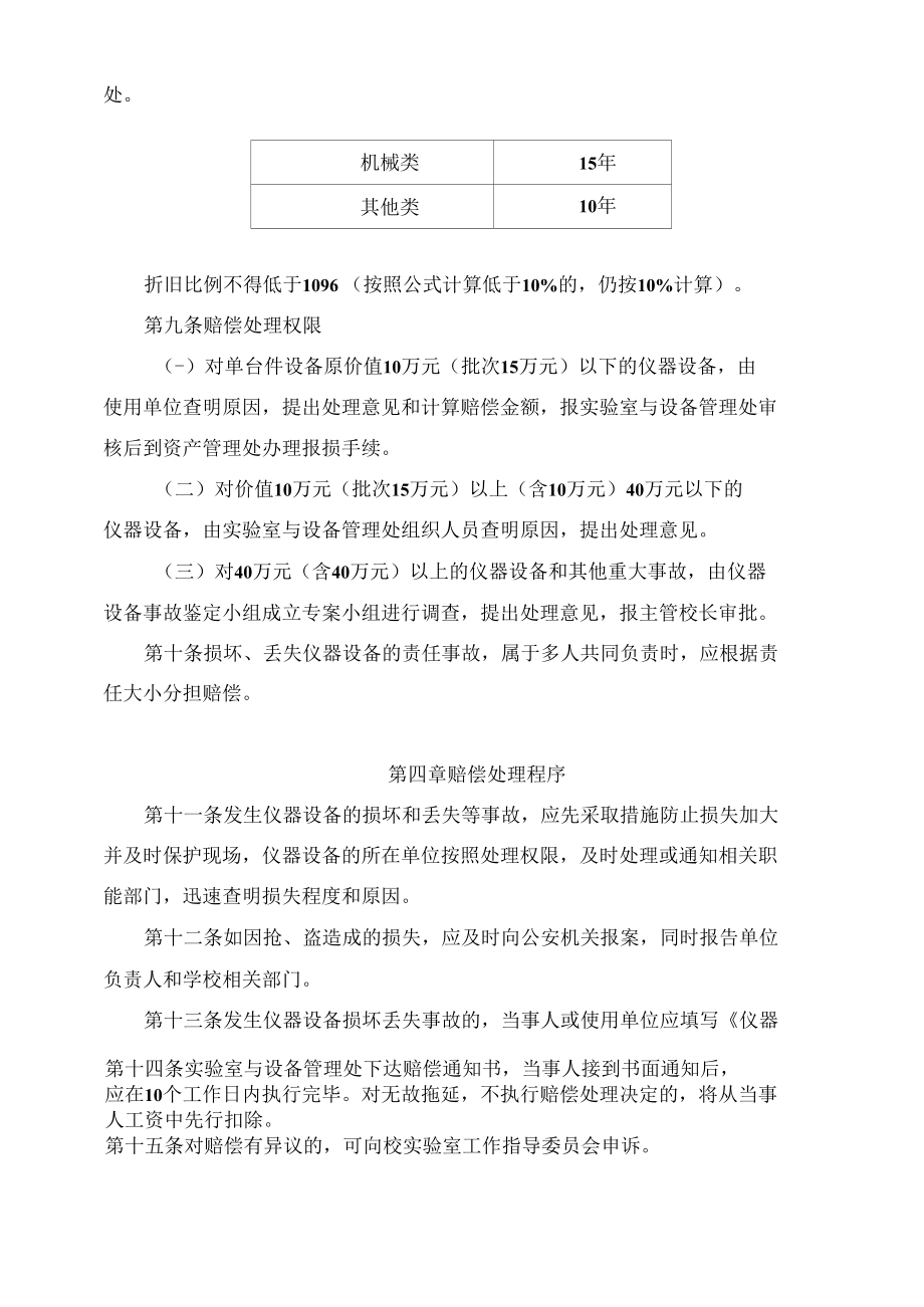 仪器设备损坏丢失赔偿办法.docx_第2页