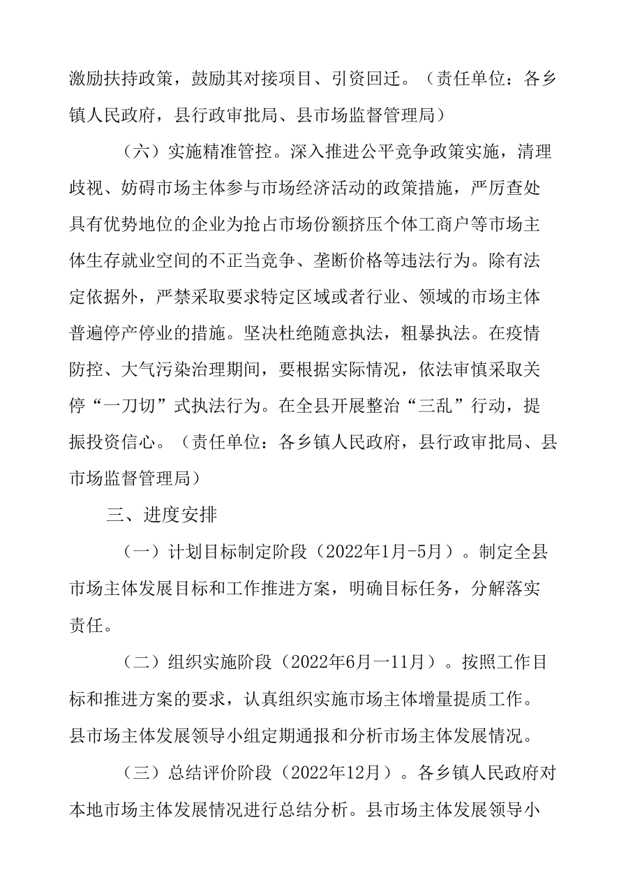 XX县支持市场主体增量提质工作推进方案.docx_第3页