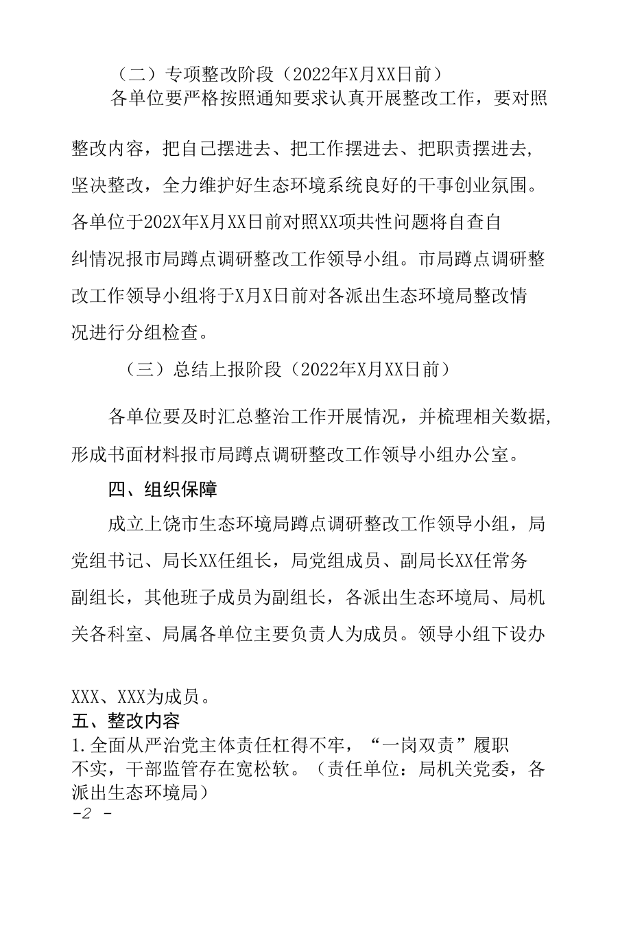 关于开展蹲点调研共性问题专项整改的实施方案.docx_第1页