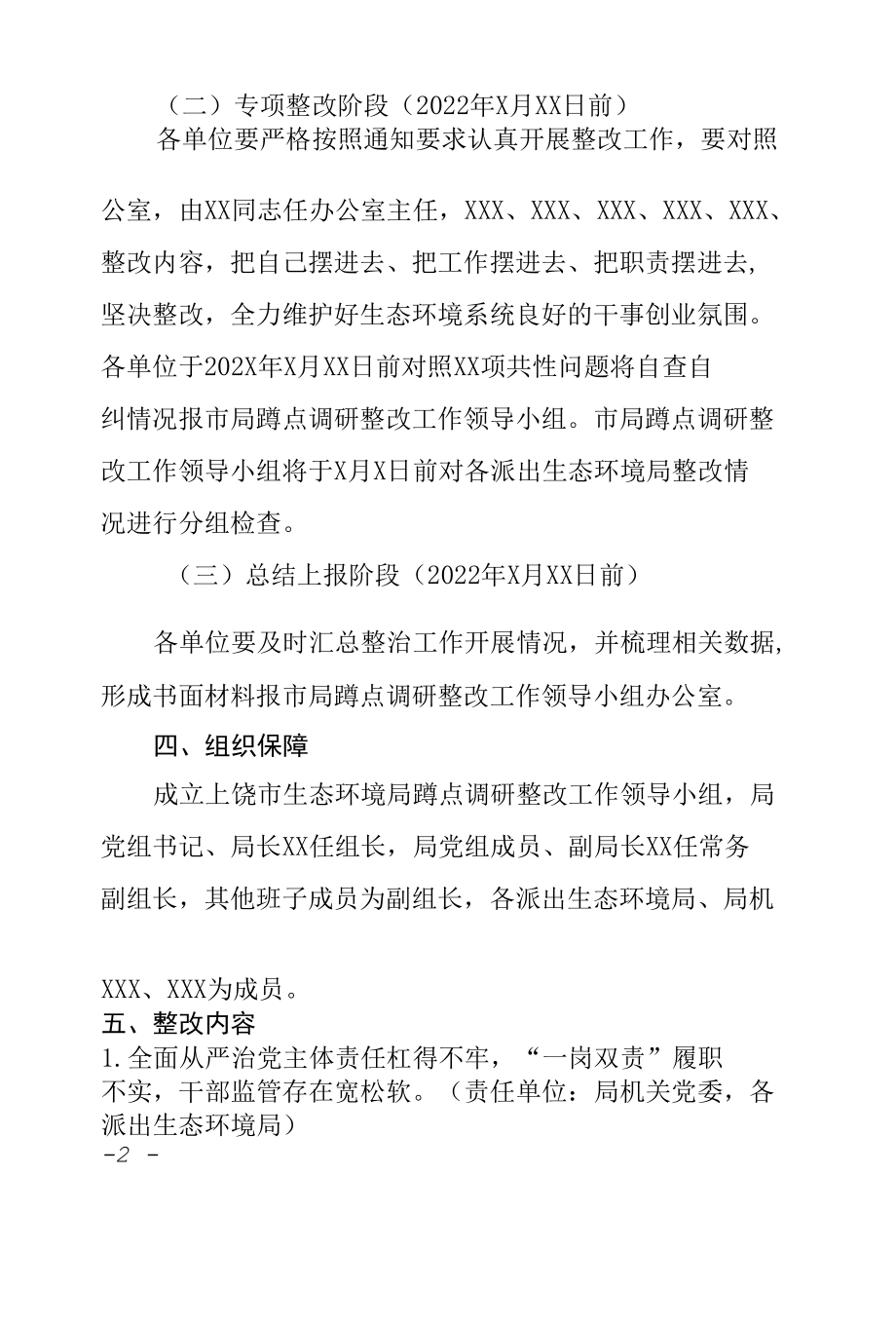 关于开展蹲点调研共性问题专项整改的实施方案.docx_第2页