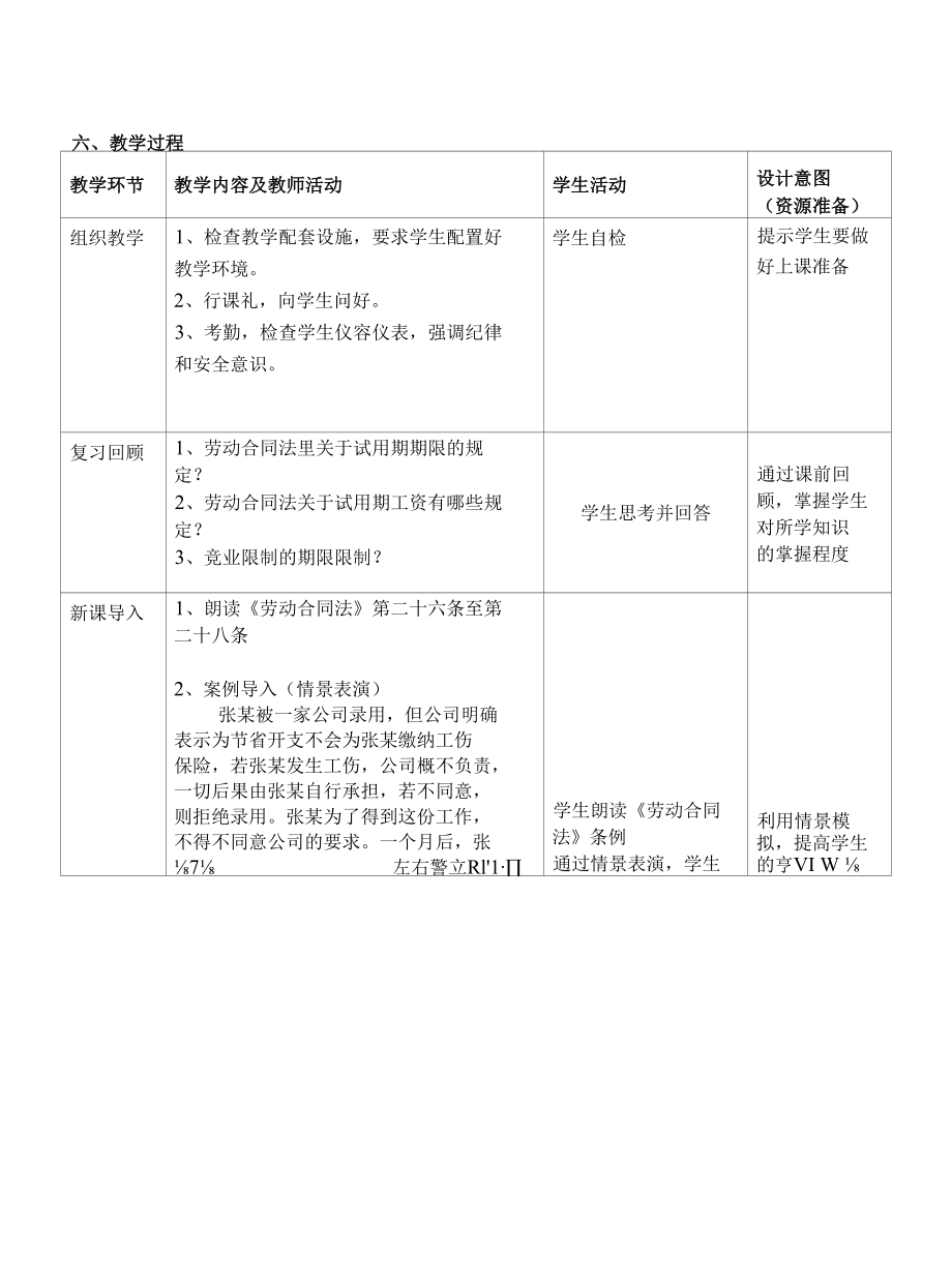 劳动合同效力-公开课(1).docx_第1页