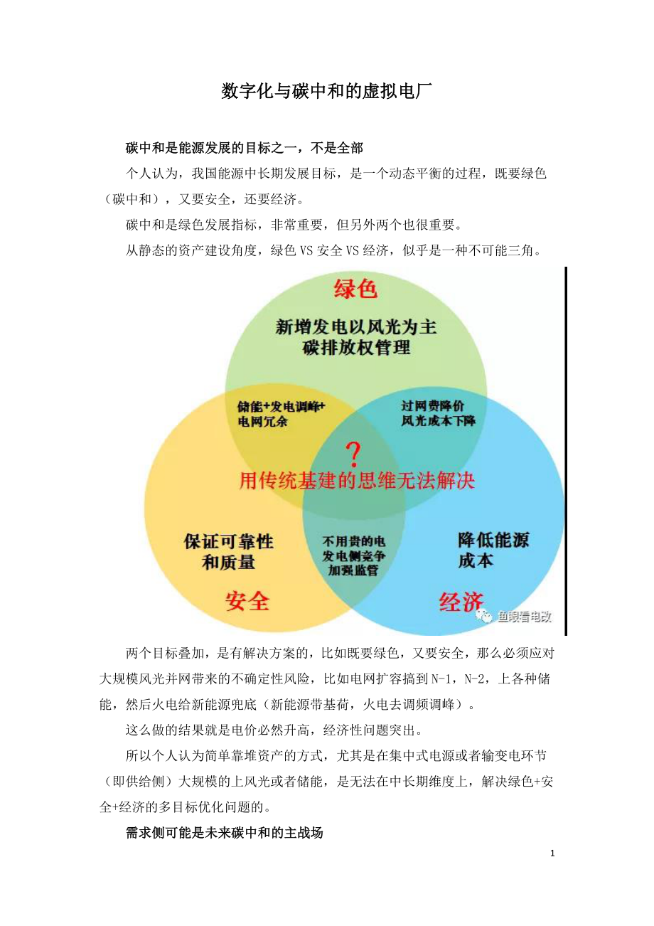 数字化与碳中和的虚拟电厂.doc_第1页