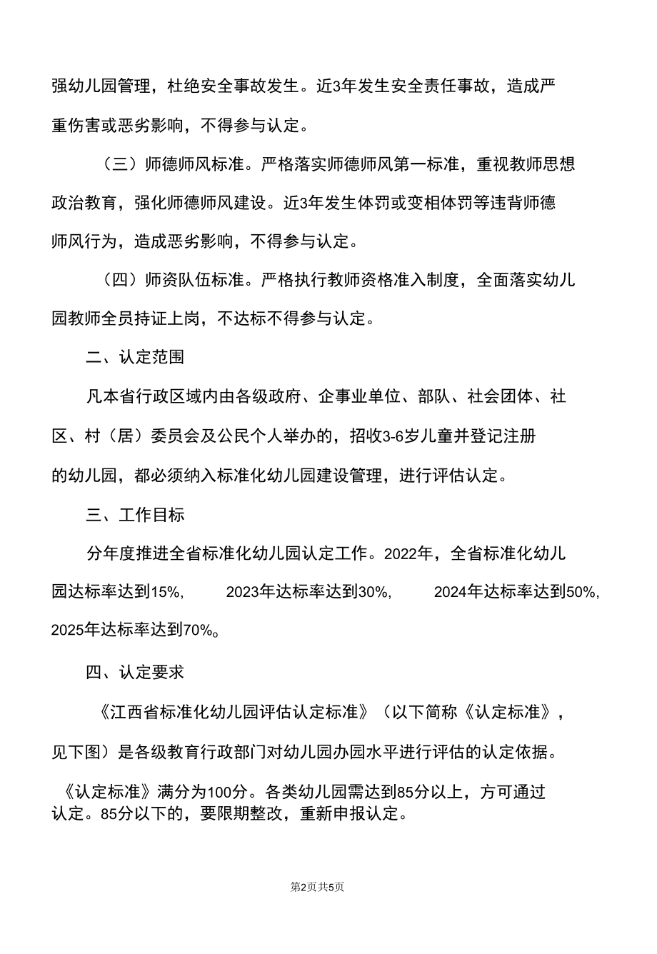 江西省标准化幼儿园认定管理办法（试行）（2022年）.docx_第1页