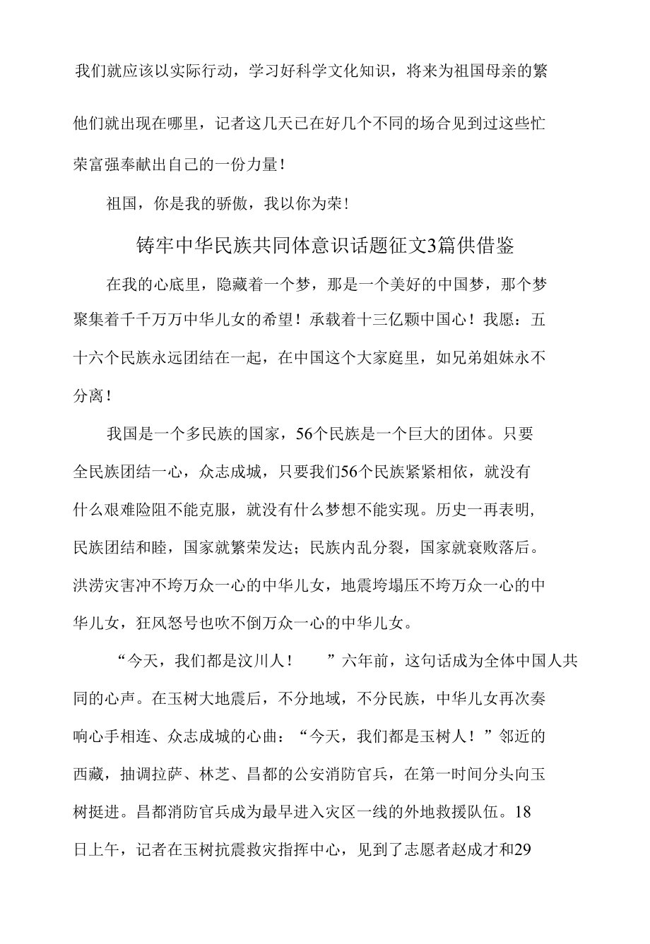 铸牢中华民族共同体意识话题征文3篇供借鉴.docx_第3页