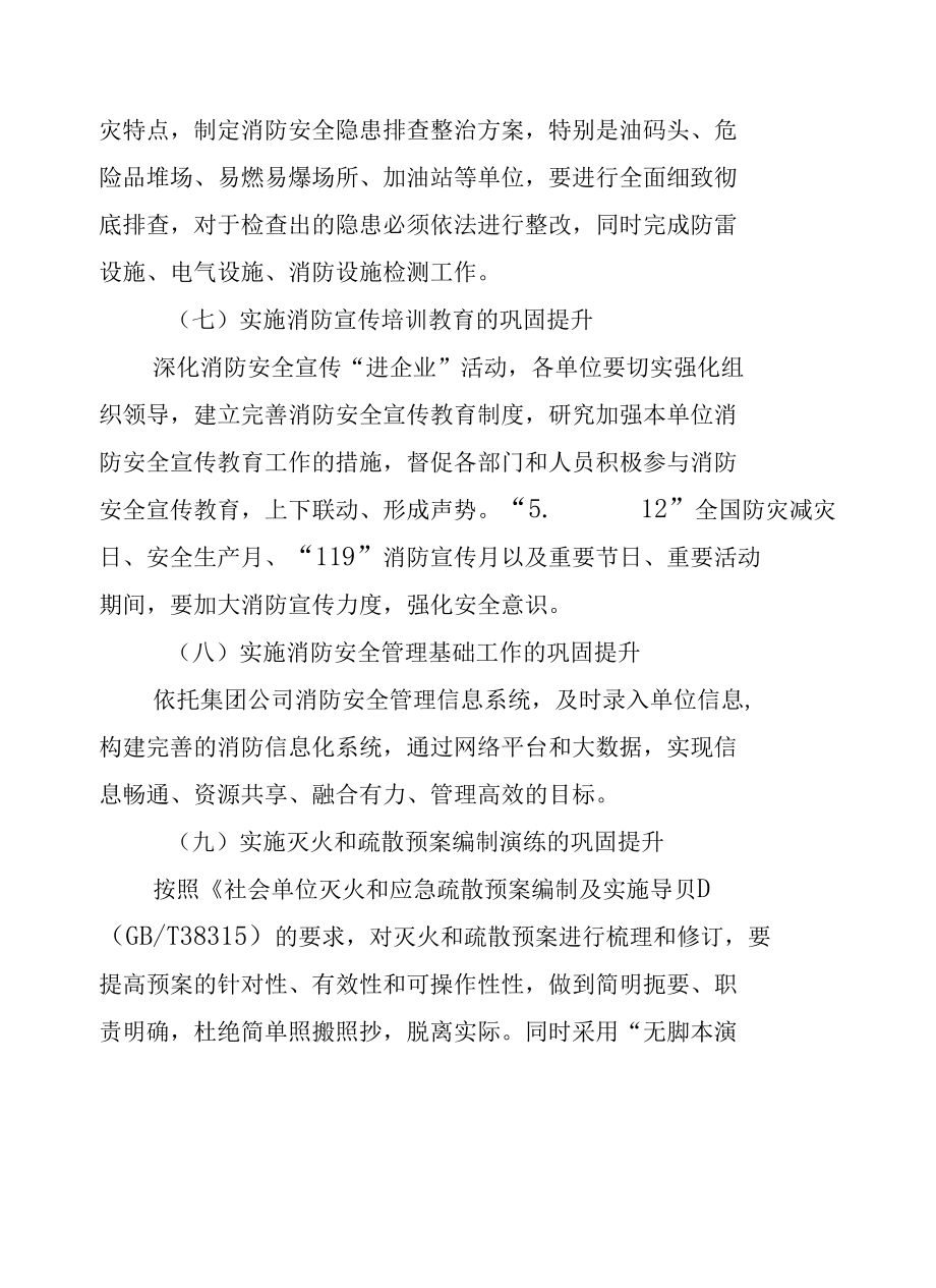 集团消防安全专项整治三年行动“巩固提升”工作方案.docx_第3页