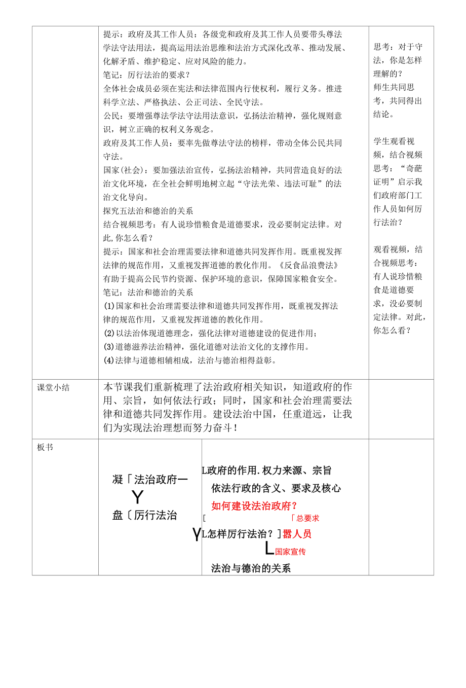 部编版道德与法治九年级4.2《凝聚法治共识》教学设计.docx_第3页