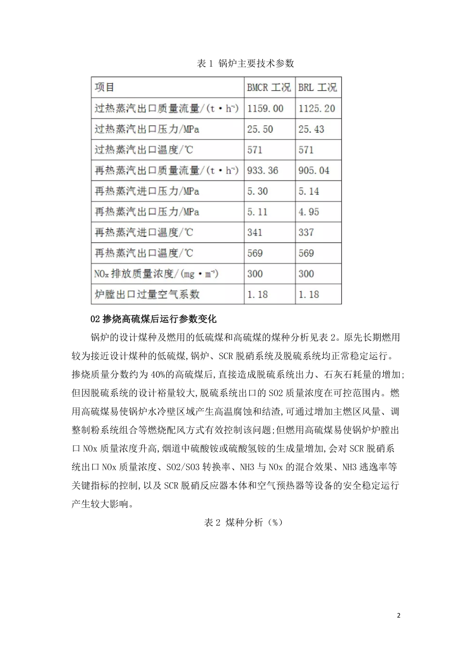 高硫煤燃烧NOx排放控制优化.doc_第2页