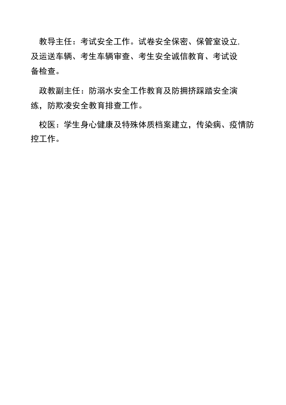 学校安全隐患大排查大整治工作分工.docx_第2页