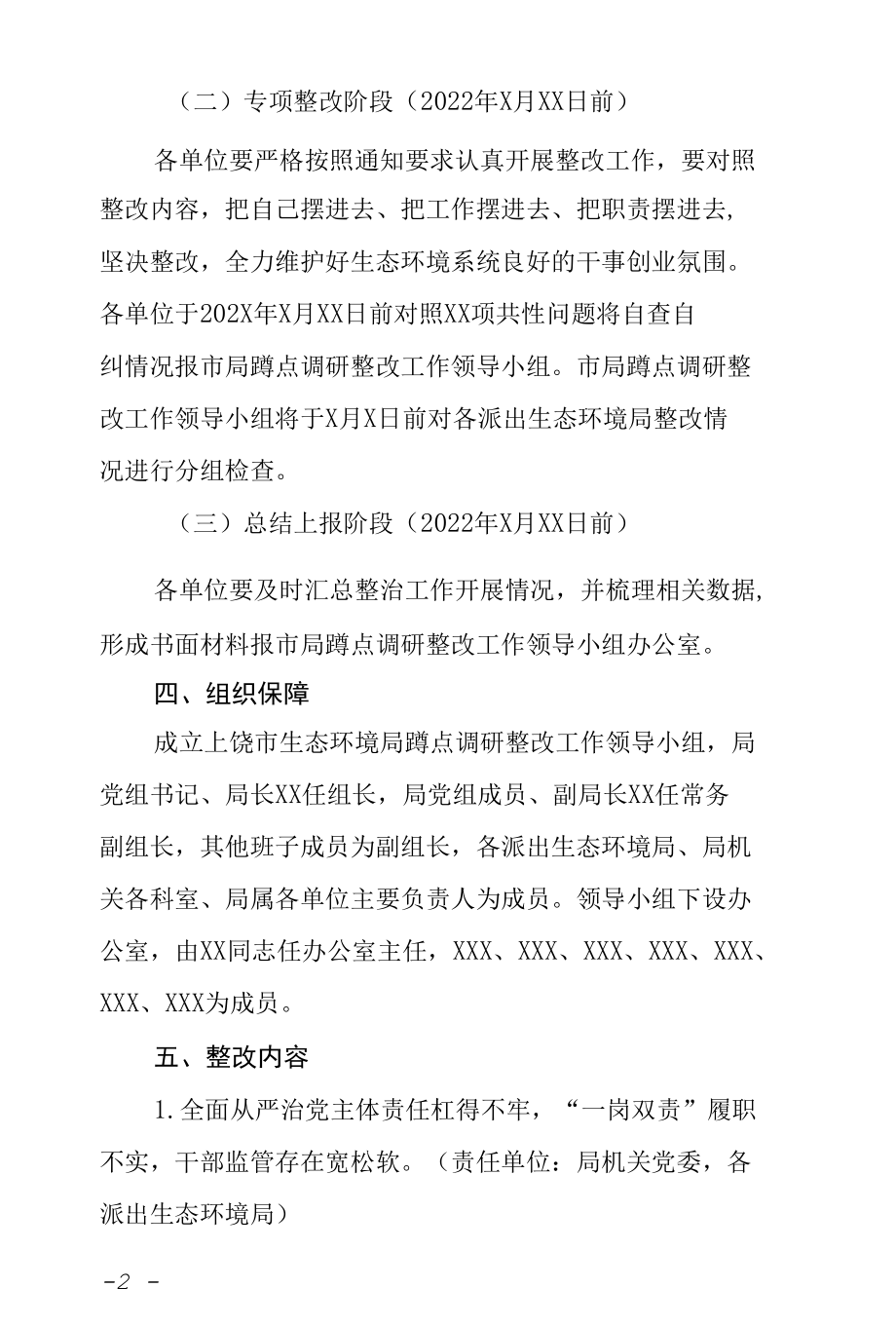 关于开展蹲点调研共性问题专项整改的实施方案.docx_第2页