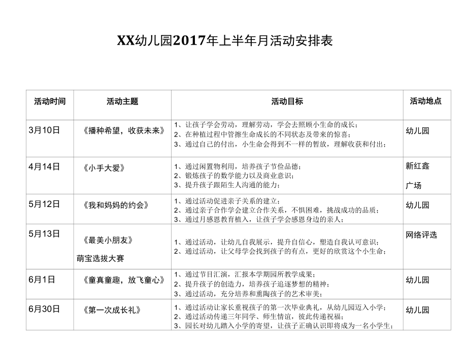 学期活动计划班级展示.docx_第1页