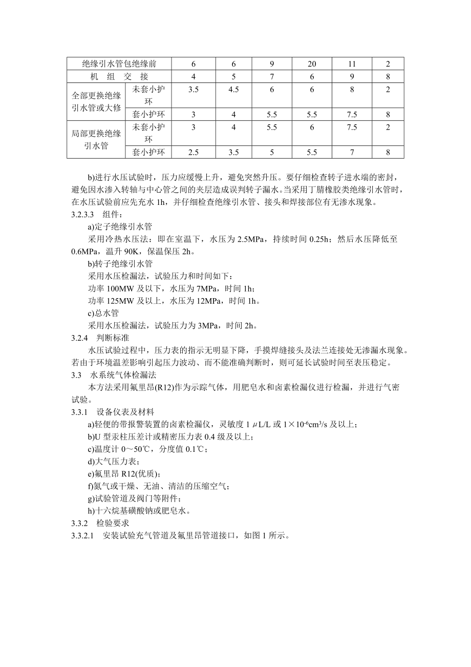 DLT607-1996 汽轮发电机漏水、漏氢的检验.doc_第3页