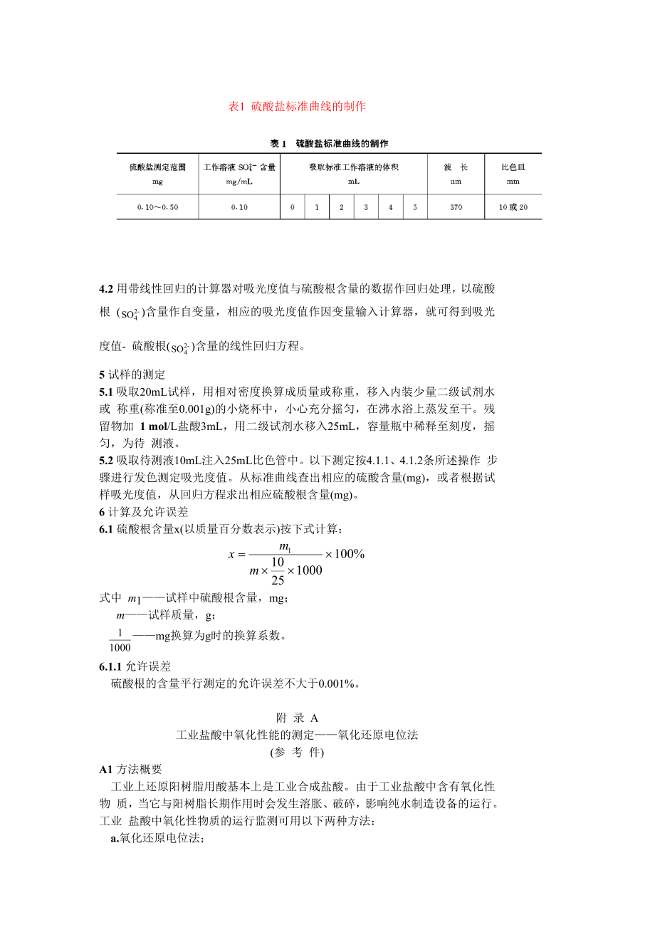 DL422.4-91 工业盐酸中硫酸盐含量的测定-铬酸钡分光光度法.doc_第2页