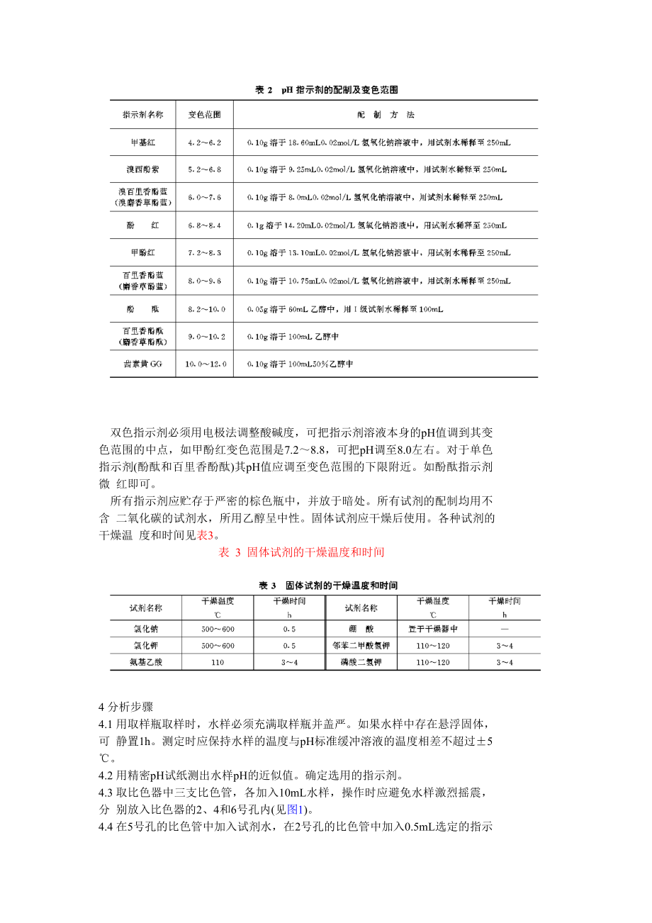 GB 6904.2—86 锅炉用水和冷却水分析方法 PH的测定比色法.doc_第3页