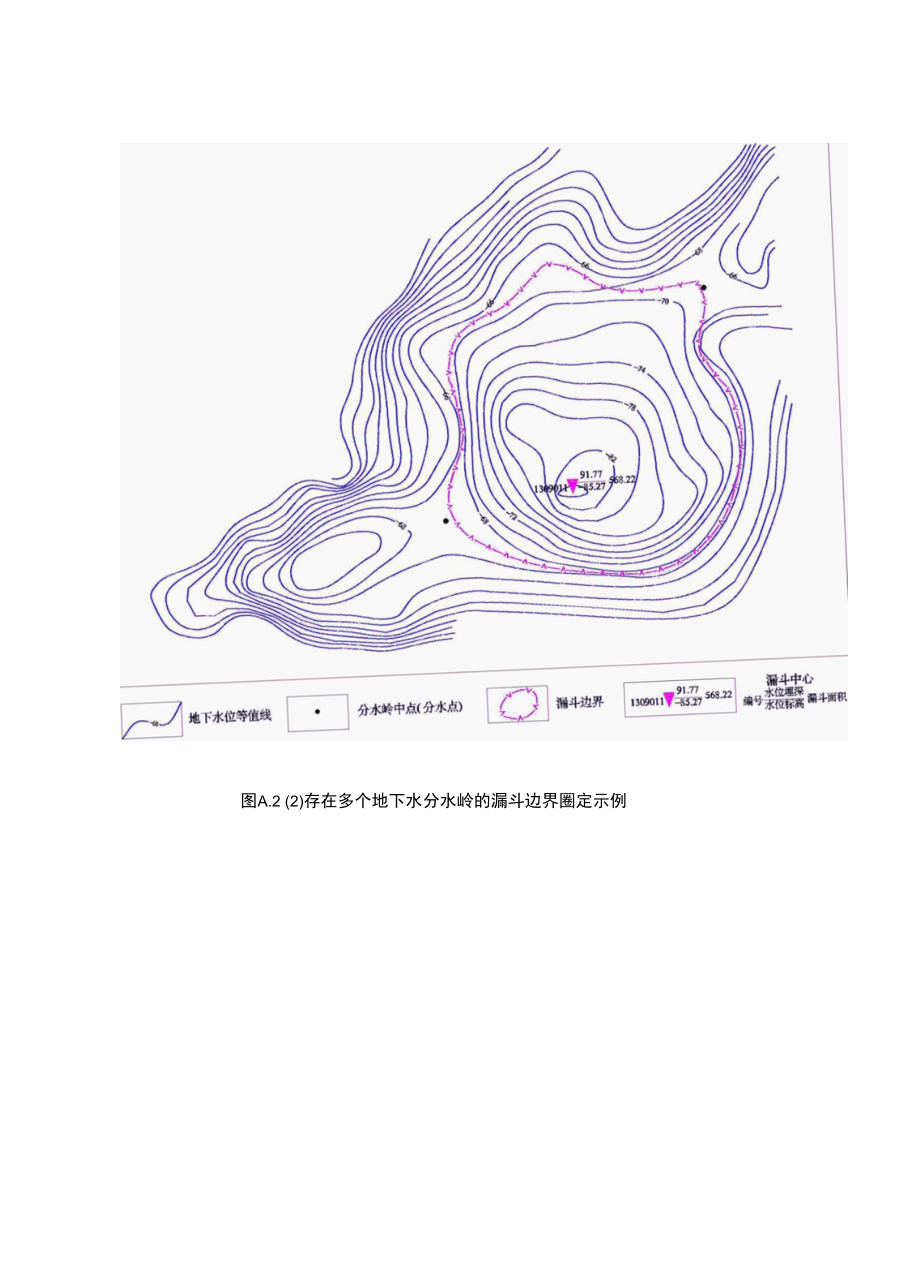 地下水位降落漏斗划分示例、流程、图示图例、统计、体积计算、对比分析.docx_第2页