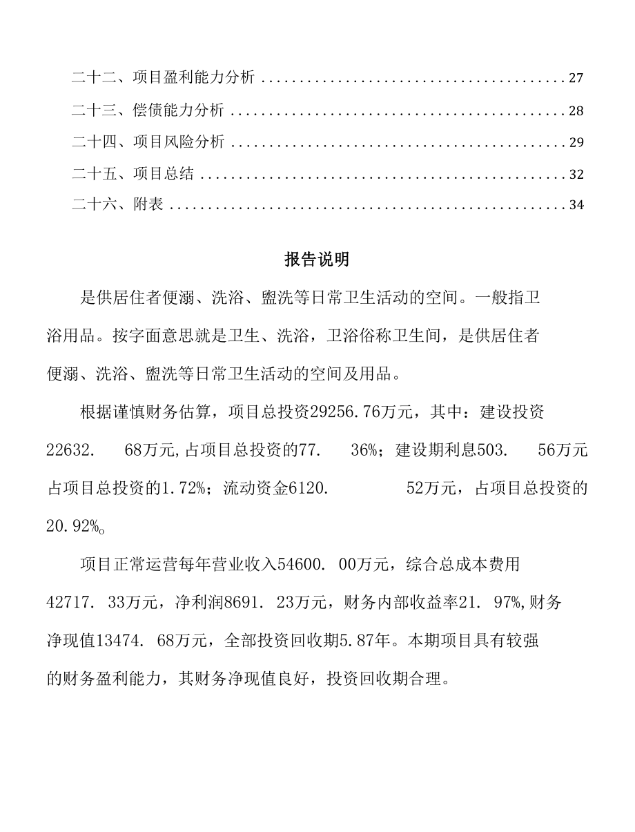 天津卫浴洁具项目立项报告.docx_第2页