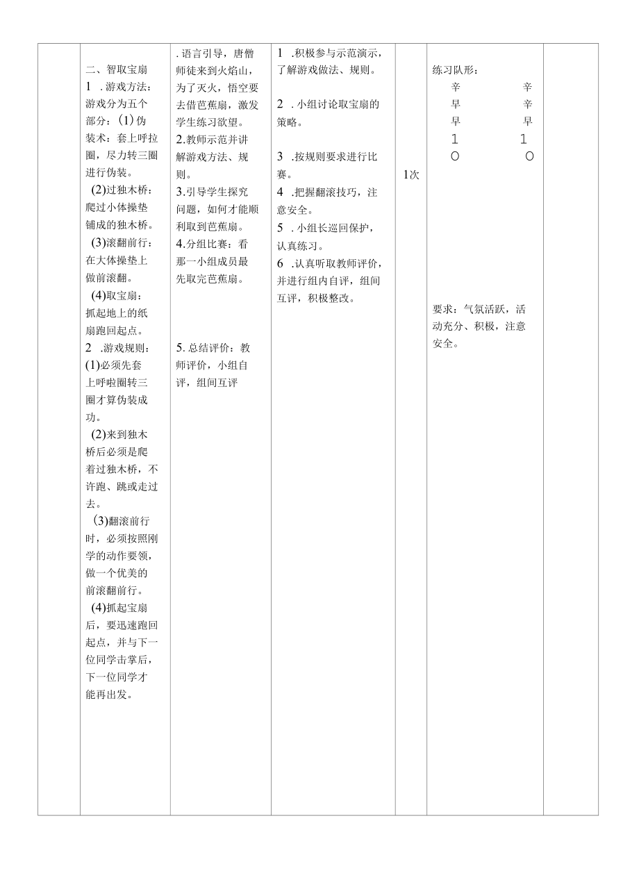 小学一年级体育下册教案 学历案 教学设计 保护与帮助.docx_第3页