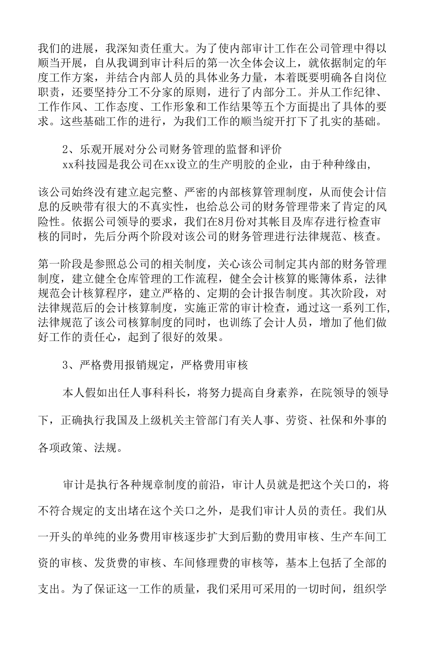 审计科述职报告.docx_第2页