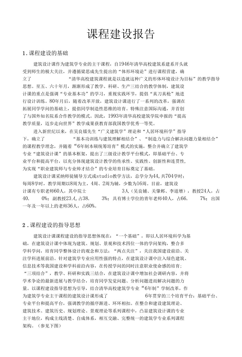 建筑设计课程建设报告.docx_第2页