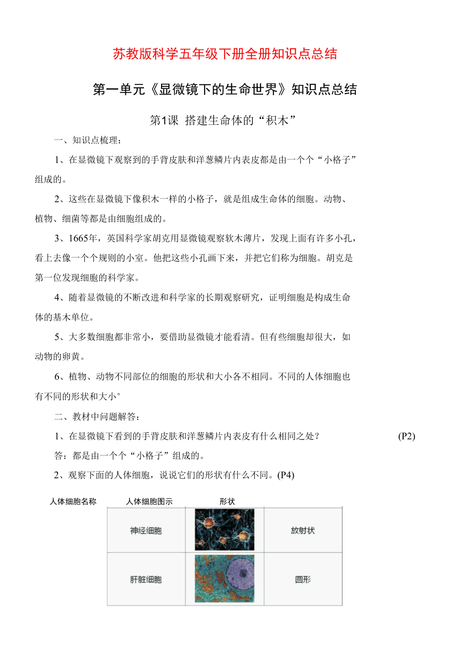 新苏教版科学五年级下册全册知识点总结.docx_第1页