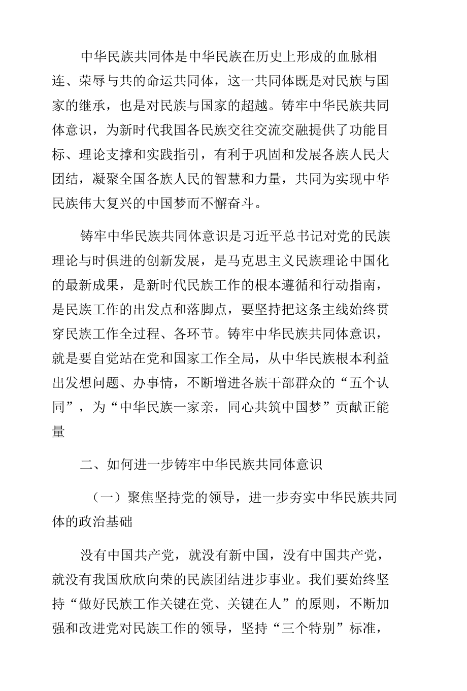 民族共同体意识研讨材料：铸牢中华民族共同体意识研讨材料.docx_第2页