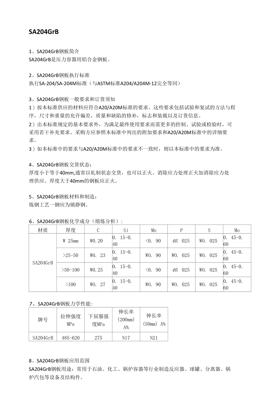 SA204GrB美标容器板实际应用及应用范围.docx_第1页