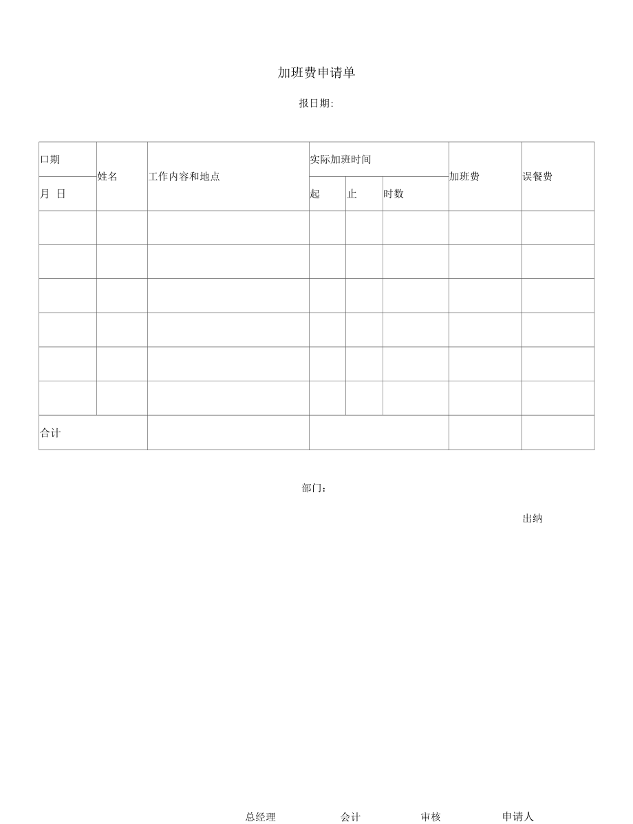 加班费申请单.docx_第1页