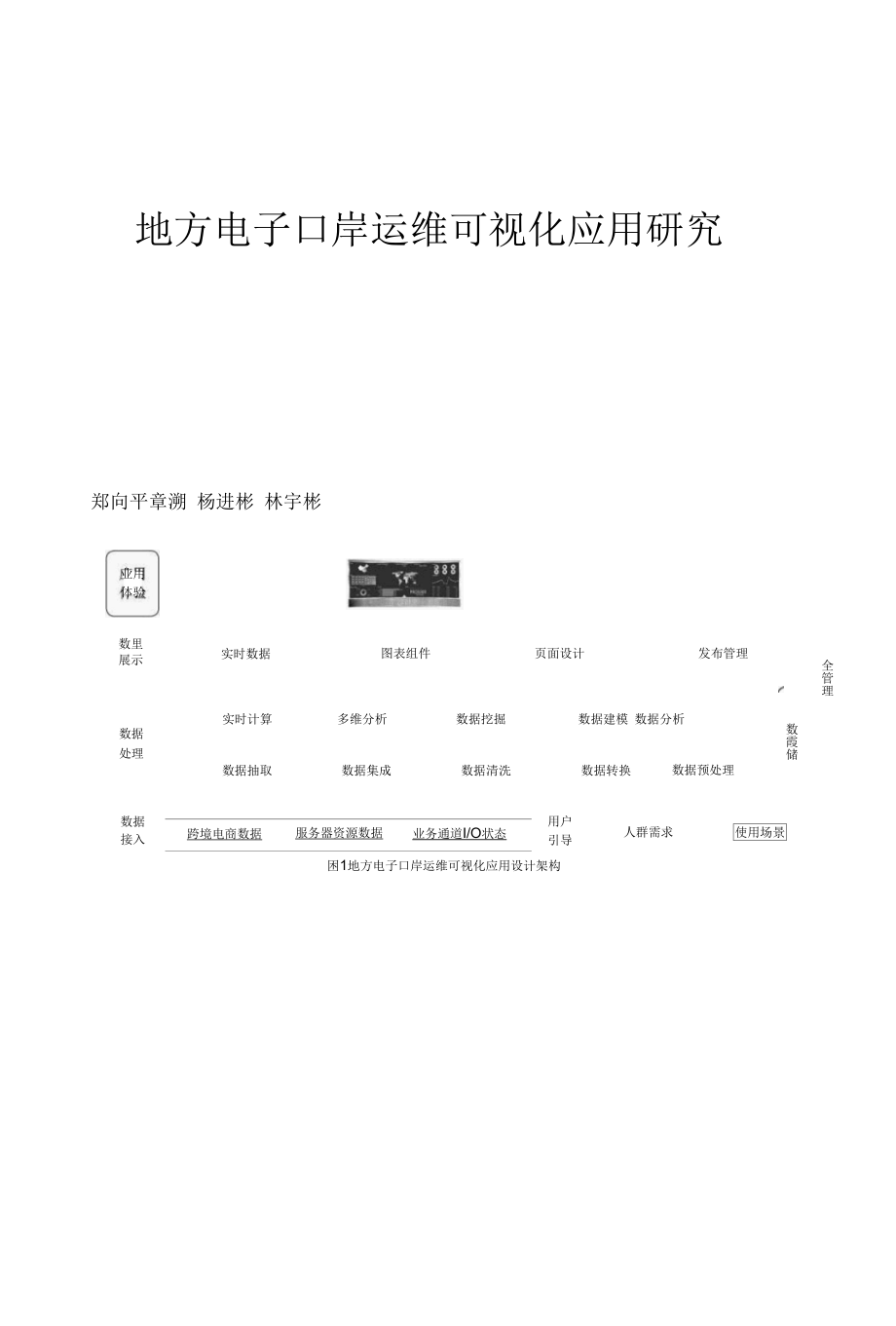 地方电子口岸运维可视化应用研究.docx_第1页