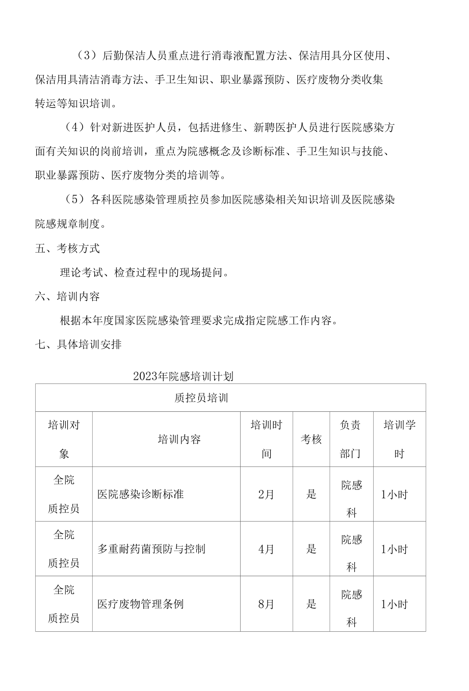 院感培训计划以及院感知识培训内容.docx_第2页