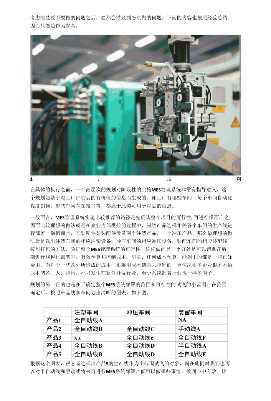 部署MES管理系统项目的规划、计划与实施.docx_第1页