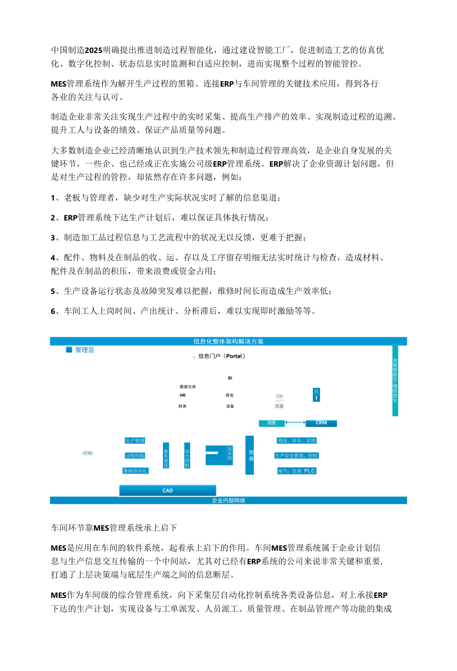 直击工厂生产痛点MES管理系统解决方案.docx_第1页