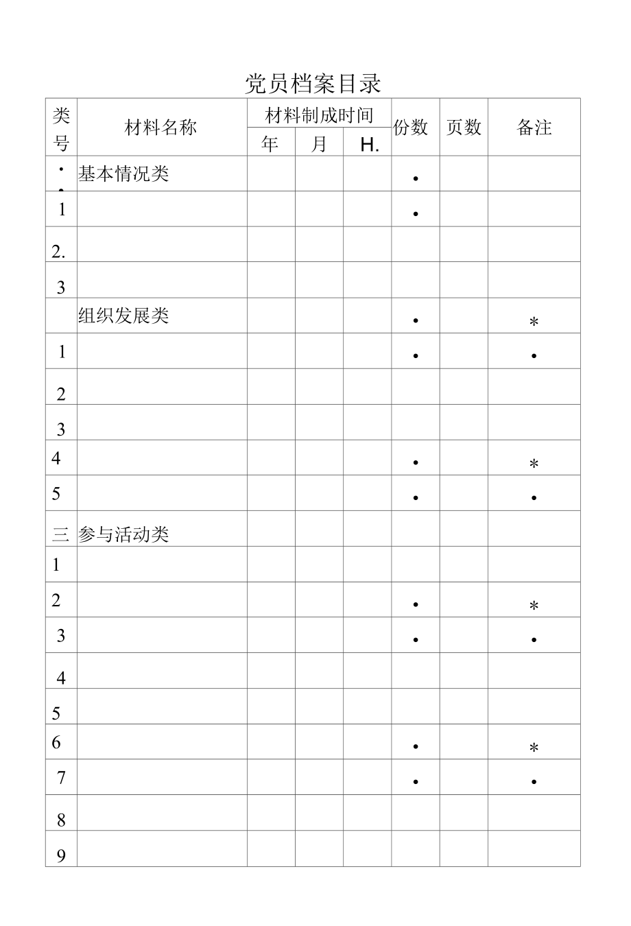 农村党员档案基本内容.docx_第3页