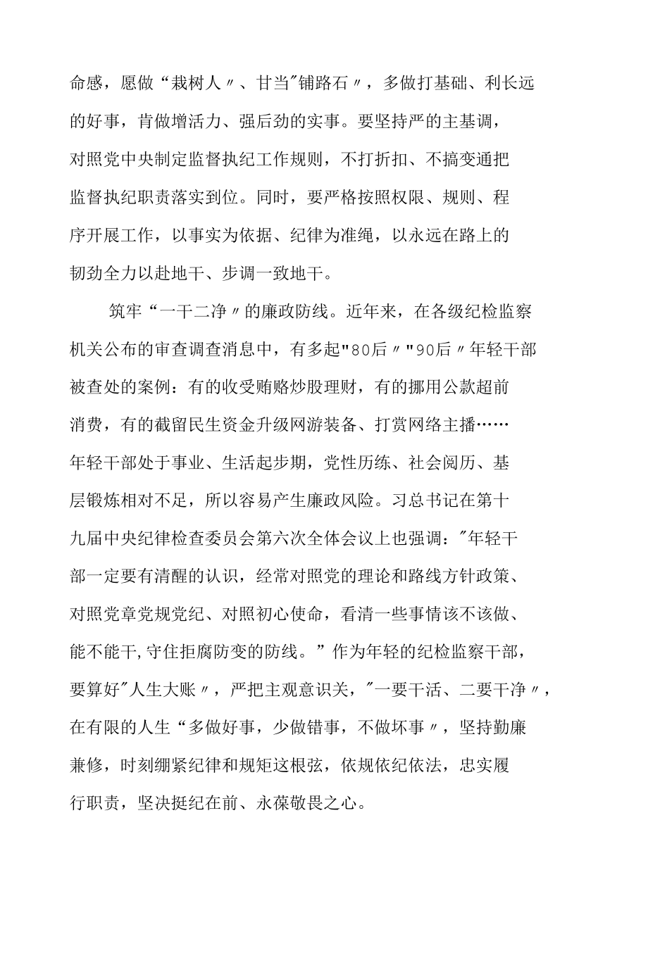 纪委干部学习十九届中央纪委第六次全会精神心得体会.docx_第3页